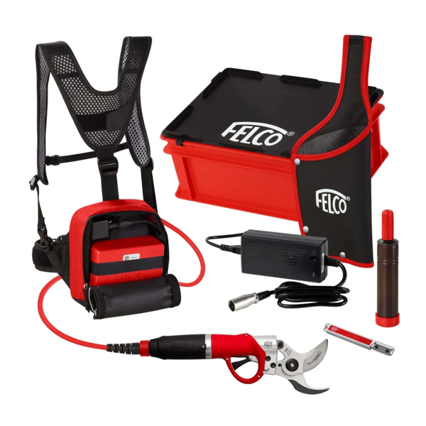 Felco 822+ elektrisk beskæresaks, komplet sæt