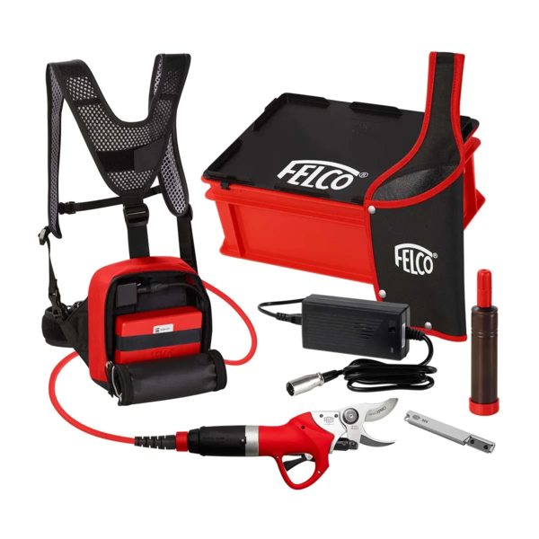 Felco 812+ elektrisk beskæresaks, komplet sæt